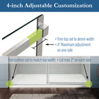 Ambrose 56" - 60" Soft Close sliding Glass shower door Chrome hardware (soft-close)