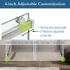 Cayton 56" - 60"Soft Close sliding Glass shower door Chrome hardware (soft-close)