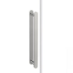 Alise 56" - 60" sliding shower door wth Brushed Nickel hardware (soft-close)
