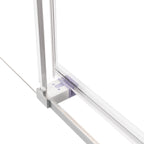 Alise 56" - 60" sliding shower door wth Brushed Nickel hardware (soft-close)