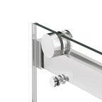 Catey 56" - 60" bypass shower door wth Chrome hardware (soft-close)