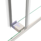 Catey 56" - 60" bypass shower door wth Chrome hardware (soft-close)