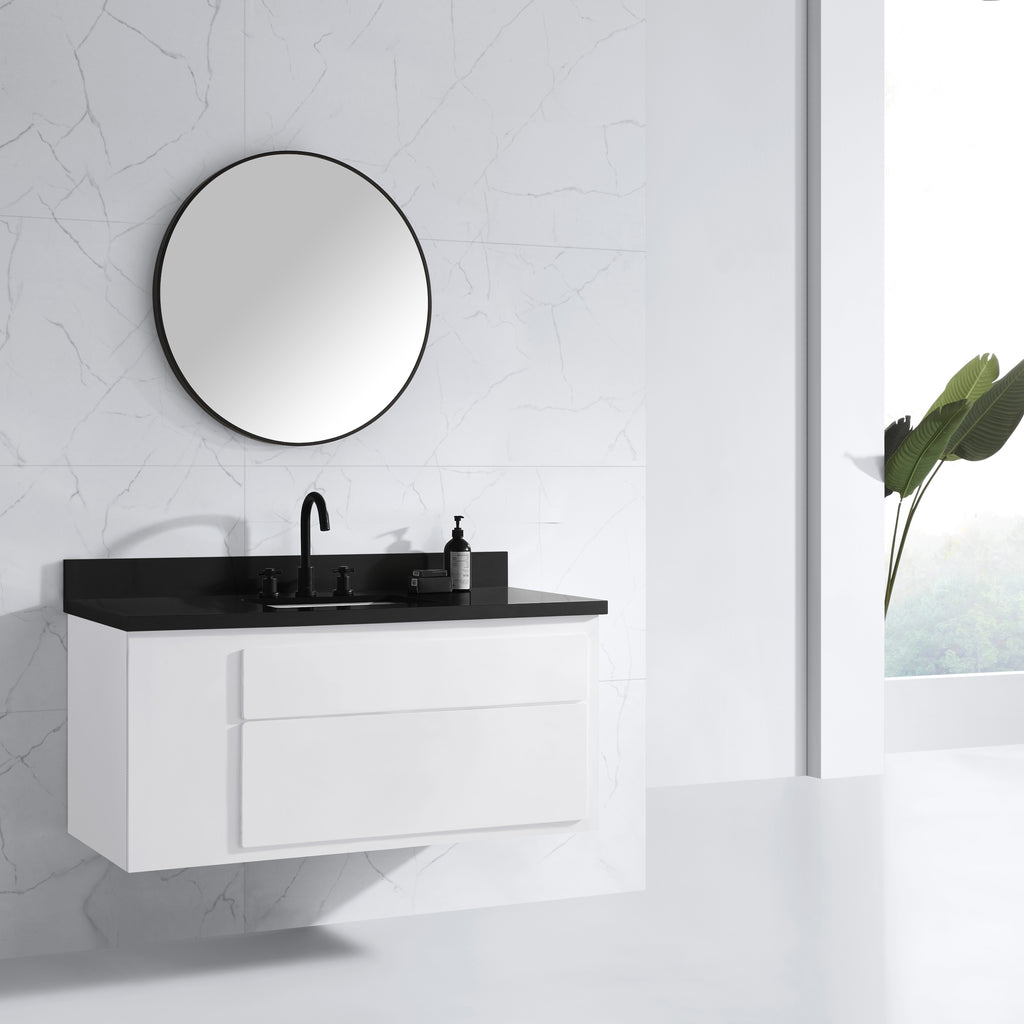 Avon Bathroom Mirror with Stainless Steel Metal Frame
