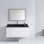 39 in. LED Bathroom Mirror with Stainless Steel Metal Frame