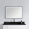 Adrian 39 in. LED Bathroom Mirror with Stainless Steel Metal Frame