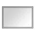 39 in. LED Bathroom Mirror with Stainless Steel Metal Frame