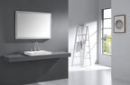 39 in. LED Bathroom Mirror with Stainless Steel Metal Frame