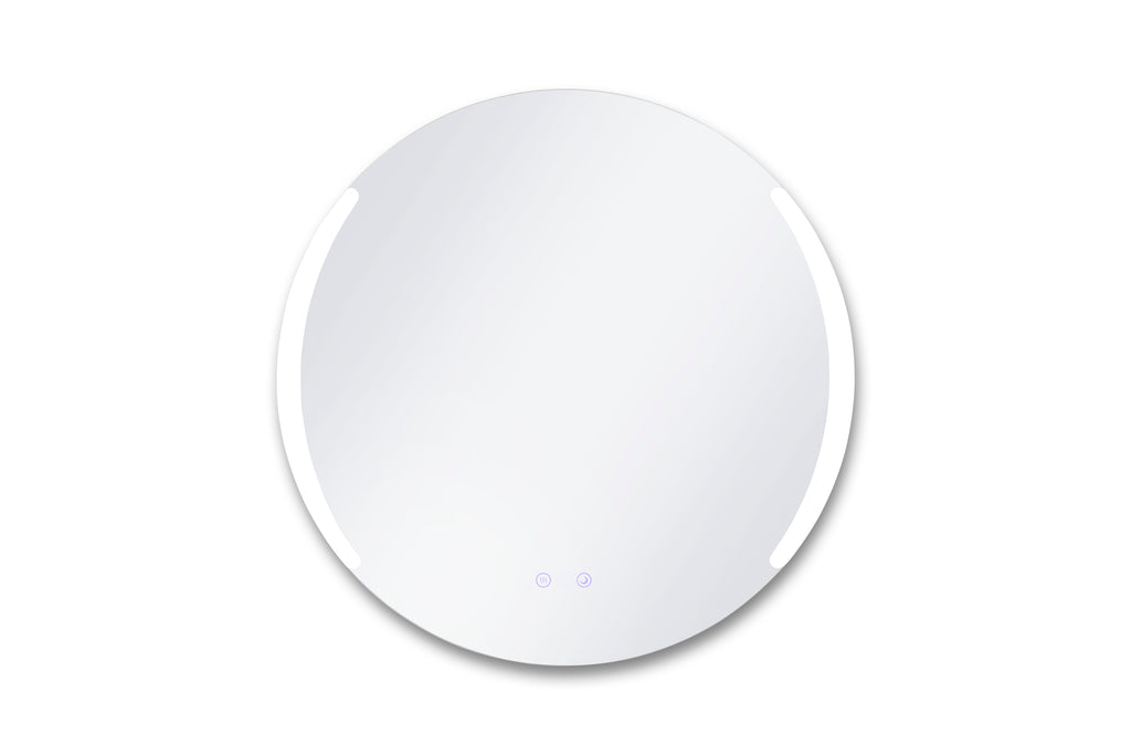 Round white device on a white background
