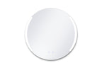Round white device on a white background