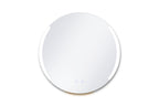 Round white object on a white background