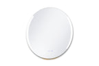 Round white device on a white background