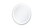 Lucia 28" round front and back lit LED mirror with acrylic boarder