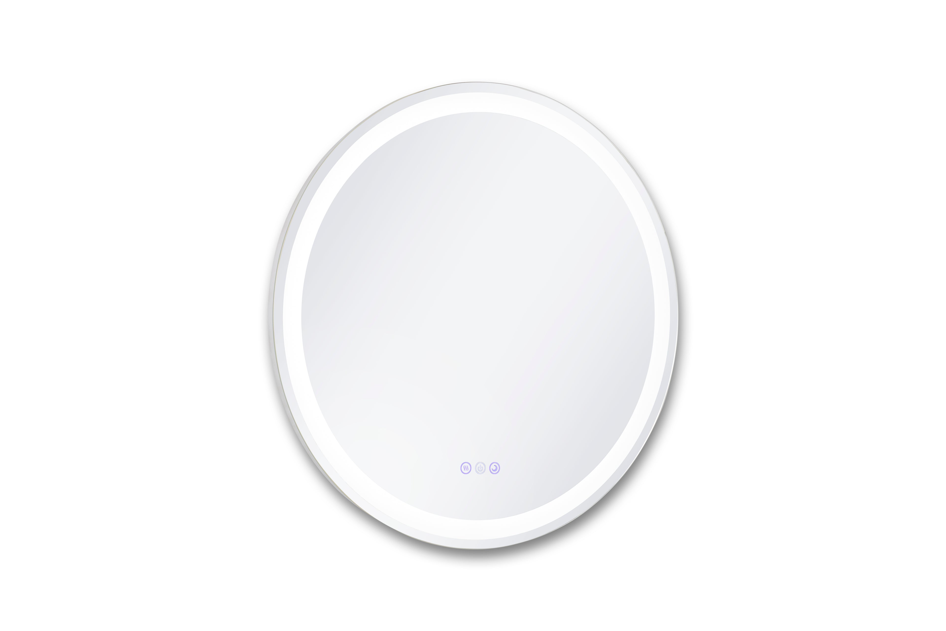 Lucia 28" round front and back lit LED mirror with acrylic boarder