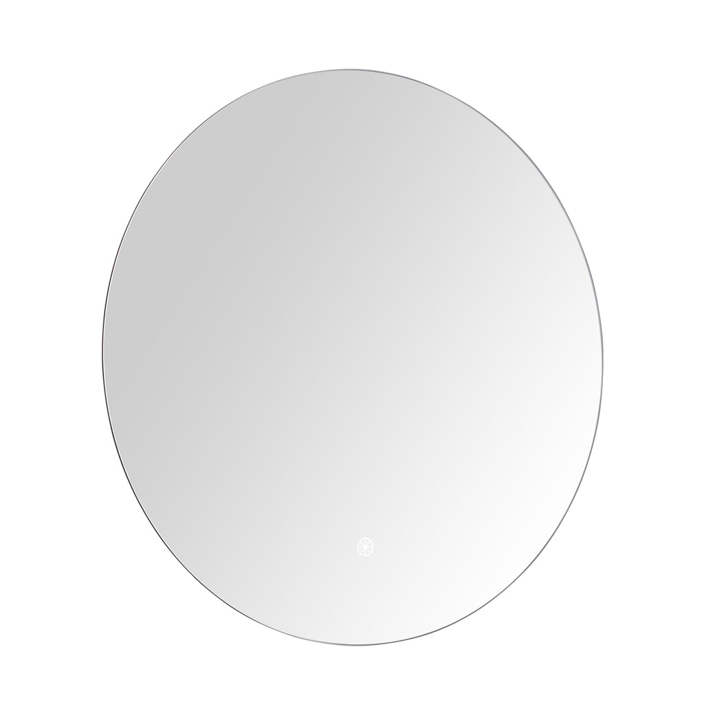 Luana Frameless Round LED Bathroom Mirror