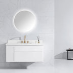 Luana Frameless Round LED Bathroom Mirror