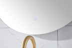 Luana Frameless Round LED Bathroom Mirror