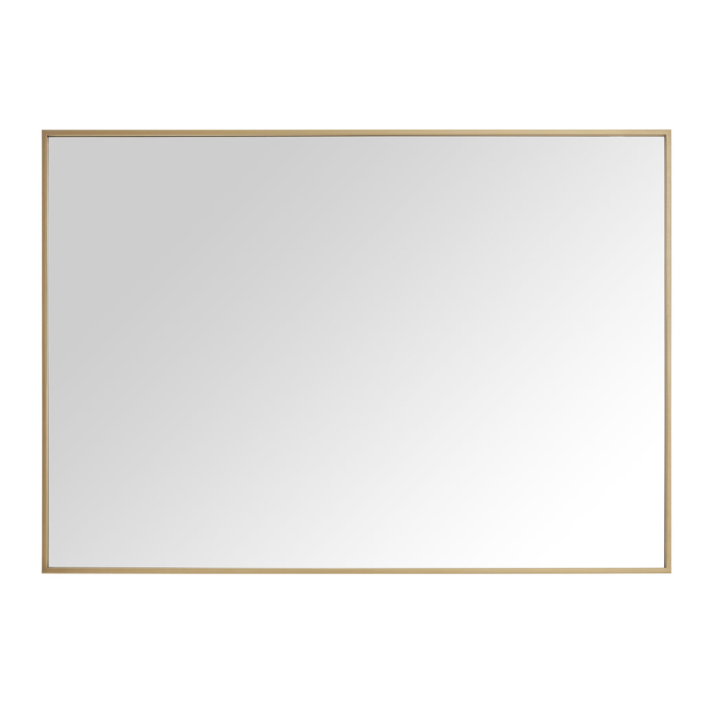 Sonoma 39 in. Bathroom Mirror with Stainless Steel Metal Frame