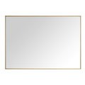 Sonoma 39 in. Bathroom Mirror with Stainless Steel Metal Frame