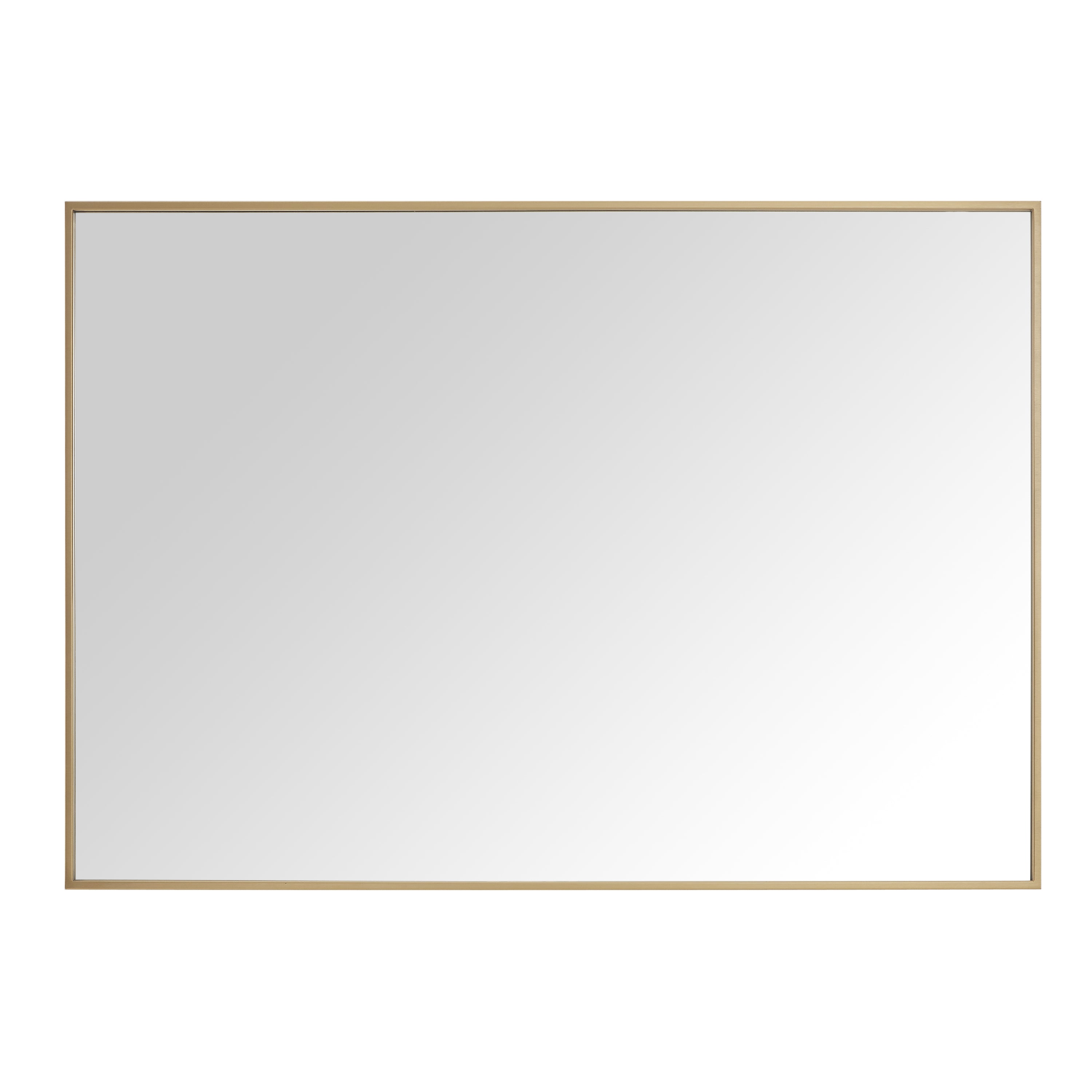 Sonoma 39 in. Bathroom Mirror with Stainless Steel Metal Frame