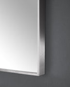 Sonoma 39 in. Bathroom Mirror with Stainless Steel Metal Frame