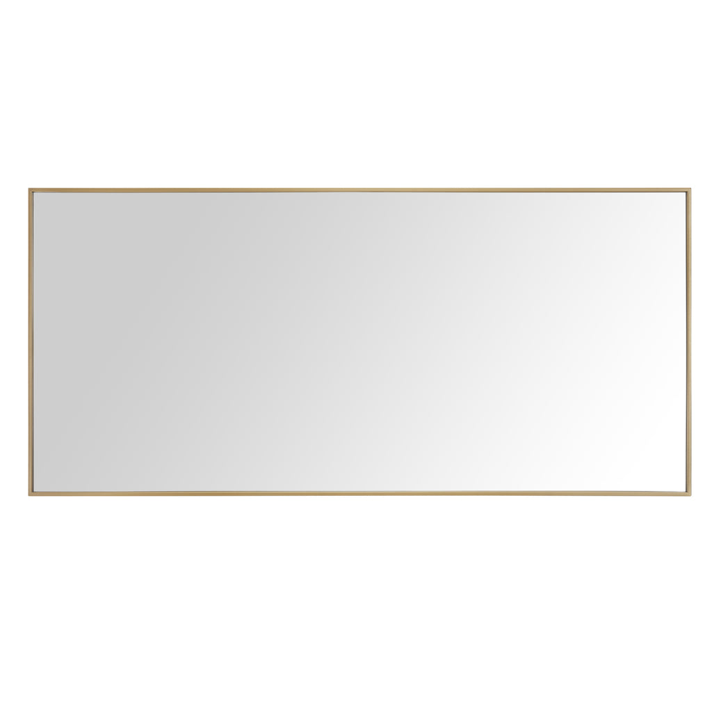 Sonoma 59 in. Bathroom Mirror with Stainless Steel Metal Frame